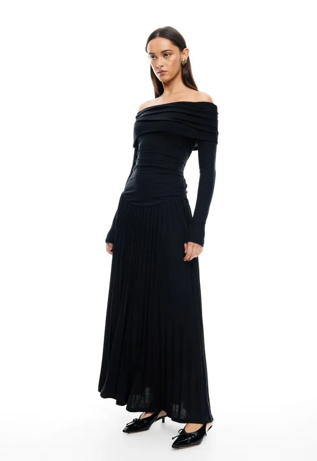 Women Lioness Fashion Field Of Dreams FIELD OF DREAMS LONG SLEEVE MAXI Onyx