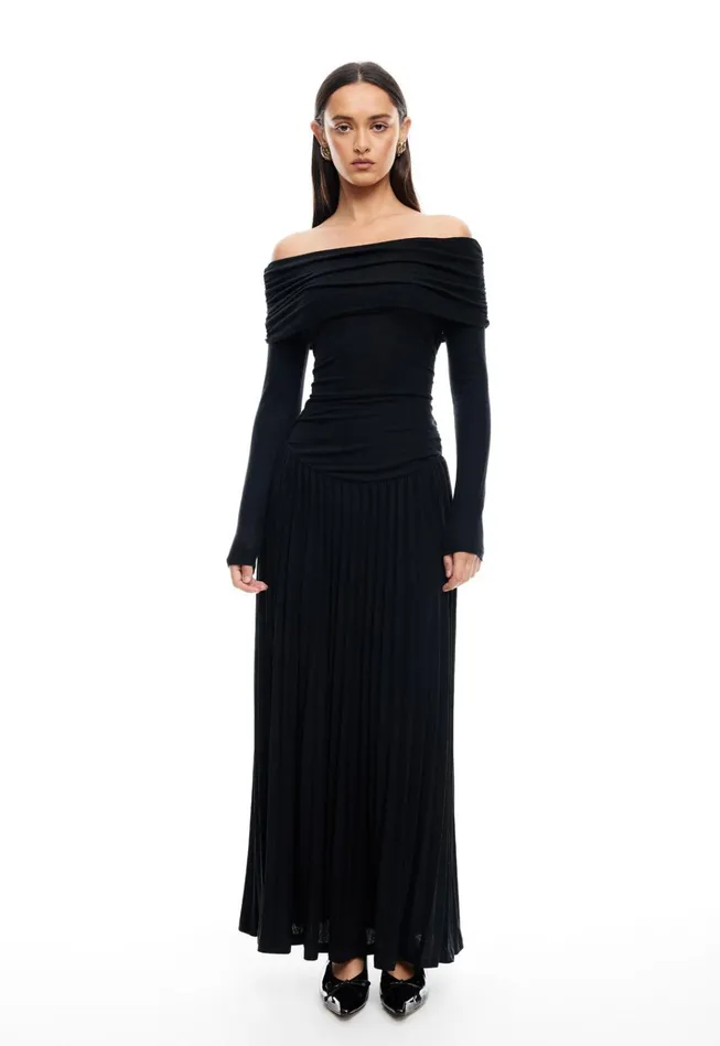 Women Lioness Fashion Field Of Dreams FIELD OF DREAMS LONG SLEEVE MAXI Onyx