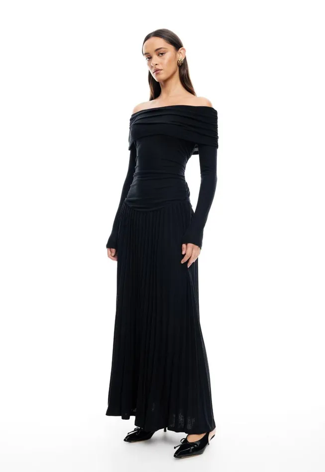 Women Lioness Fashion Field Of Dreams FIELD OF DREAMS LONG SLEEVE MAXI Onyx