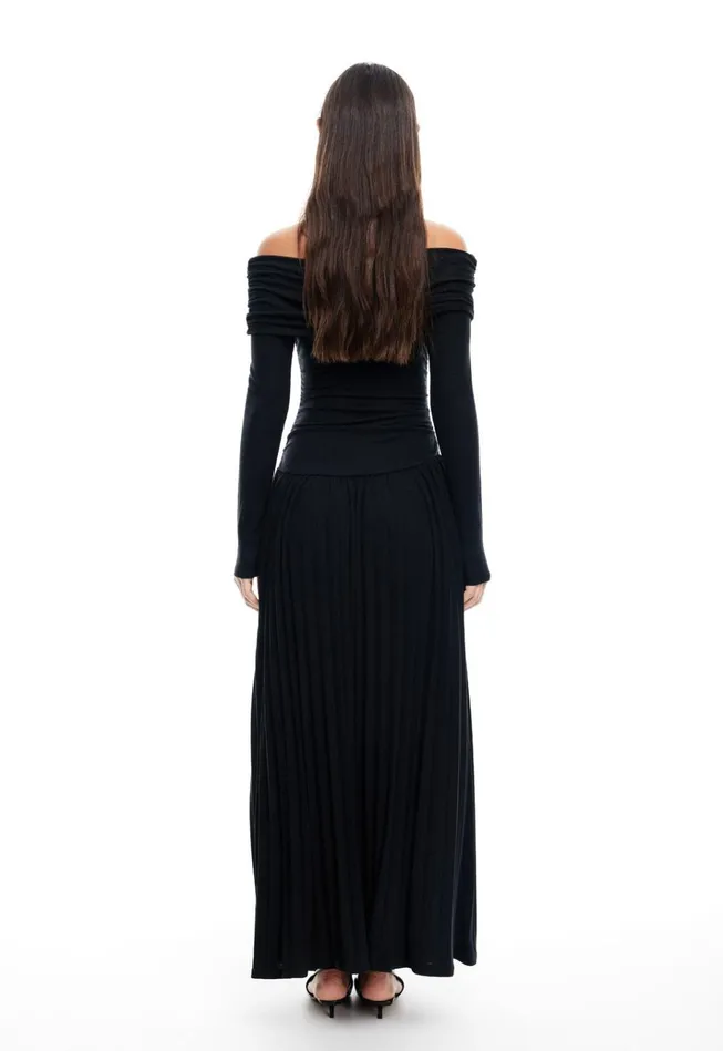 Women Lioness Fashion Field Of Dreams FIELD OF DREAMS LONG SLEEVE MAXI Onyx