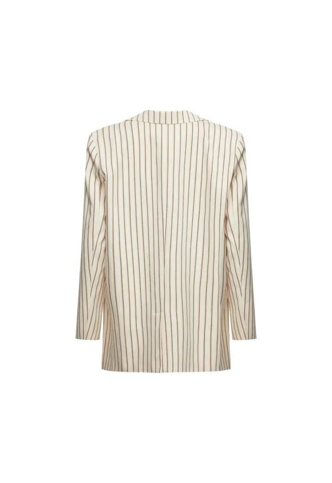 Women Lioness Fashion Outerwear LES DEUX BLAZER Cream Stripe Women Lioness Fashion Outerwear LES DEUX BLAZER Cream Stripe