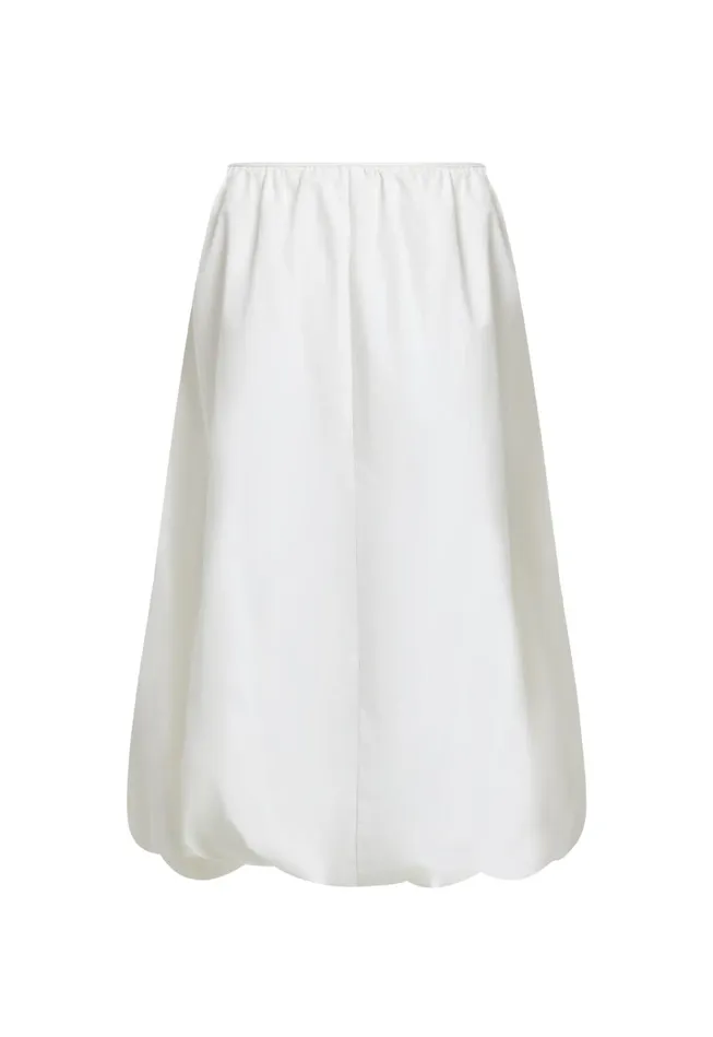 Women Lioness Fashion Skirts INTUITION BUBBLE MIDI SKIRT Ivory
