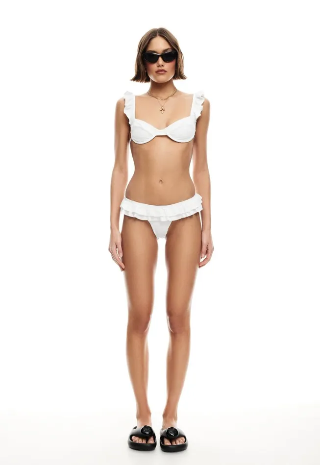 Women Lioness Fashion Swim DAYDREAM TOP Porcelain