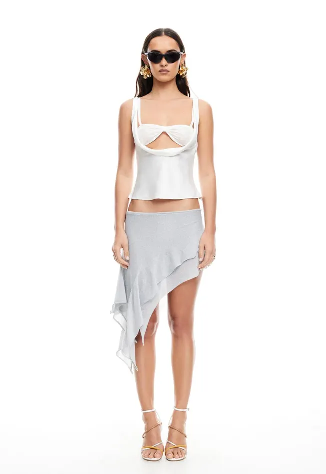 Women Lioness Fashion Tops DELILAH TOP Porcelain
