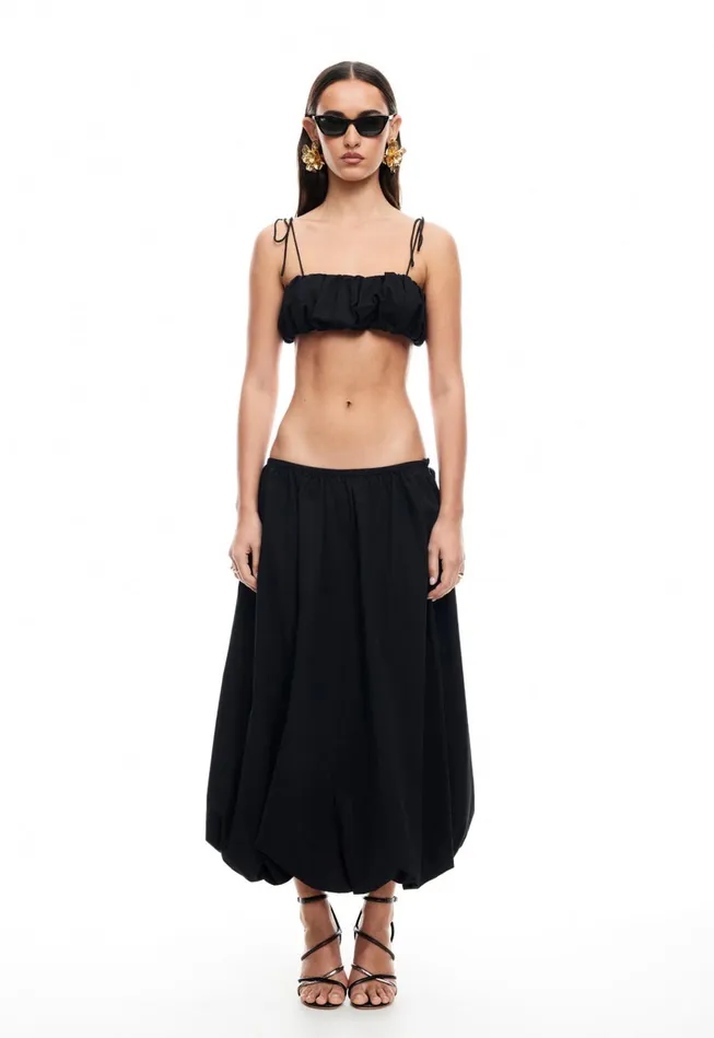 Women Lioness Fashion Tops INTUITION BUBBLE TOP Onyx