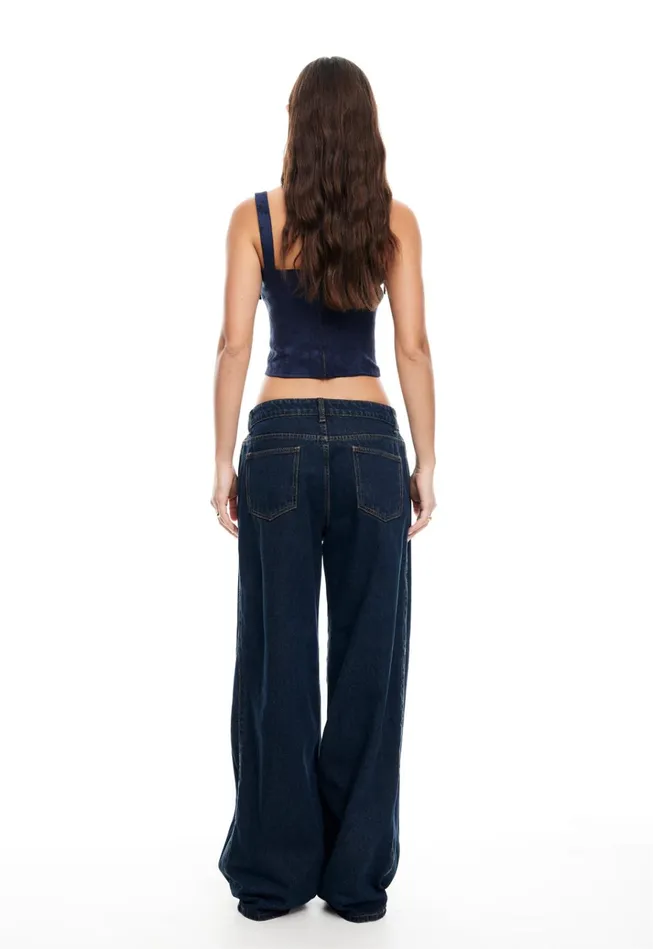 Women Lioness Fashion Tops PASS CORSET Navy