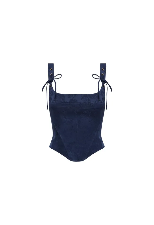 Women Lioness Fashion Tops PASS CORSET Navy