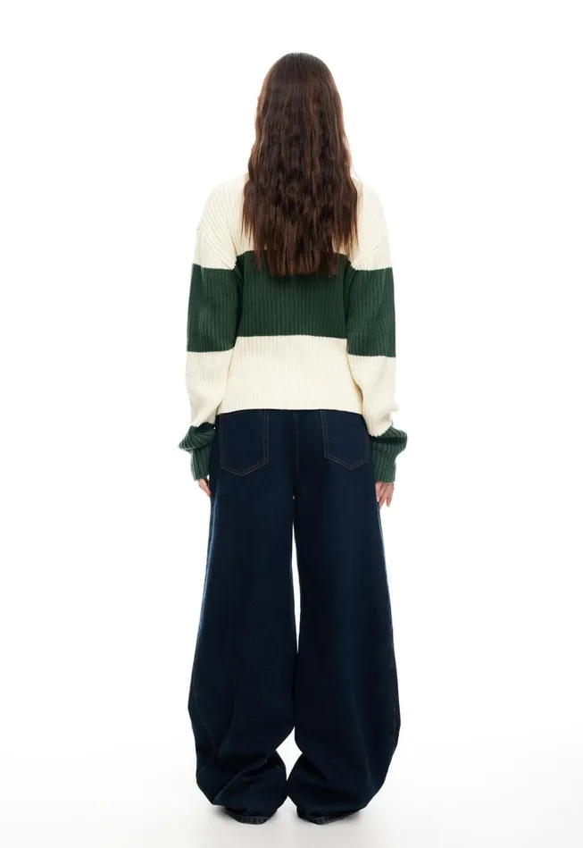 Women Lioness Fashion Tops PRINCE RUGBY Moss Stripe Women Lioness Fashion Tops PRINCE RUGBY Moss Stripe