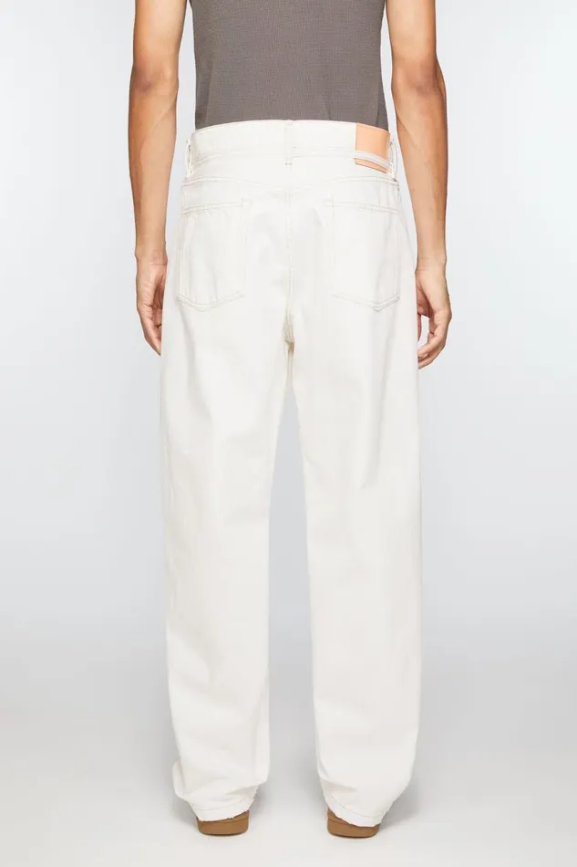 Women Loose Fit Jeans 8211 1991 Toj Off White Acne Studios Jeans