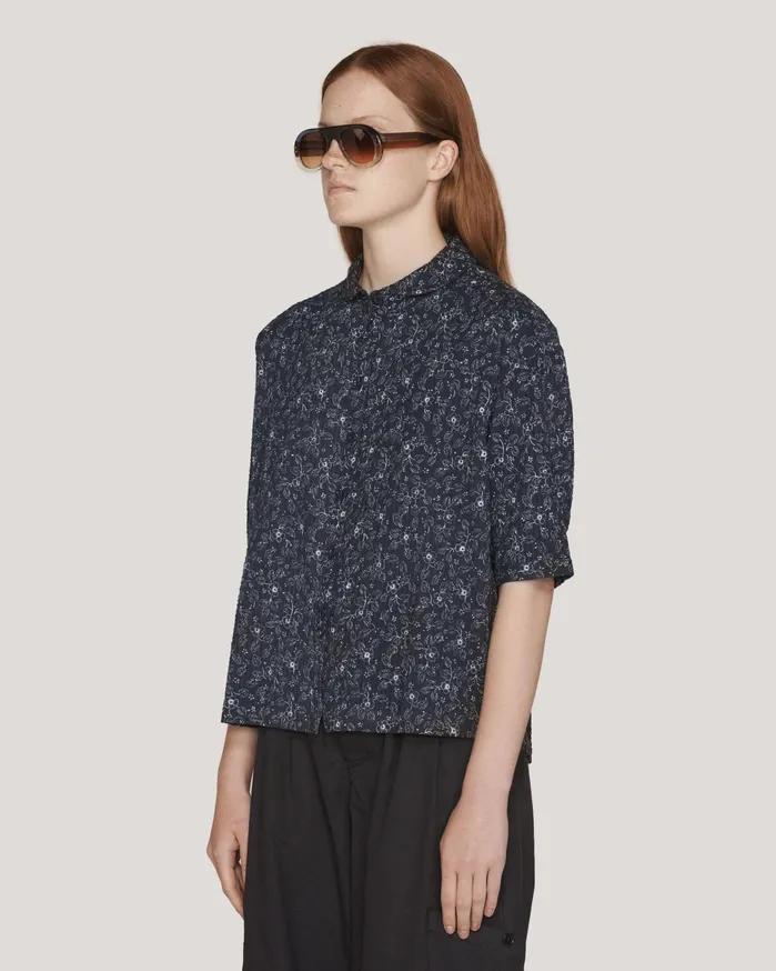 Women Marianne Shirt Navy YMC Shirts