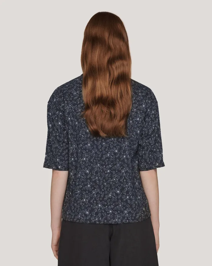 Women Marianne Shirt Navy YMC Shirts