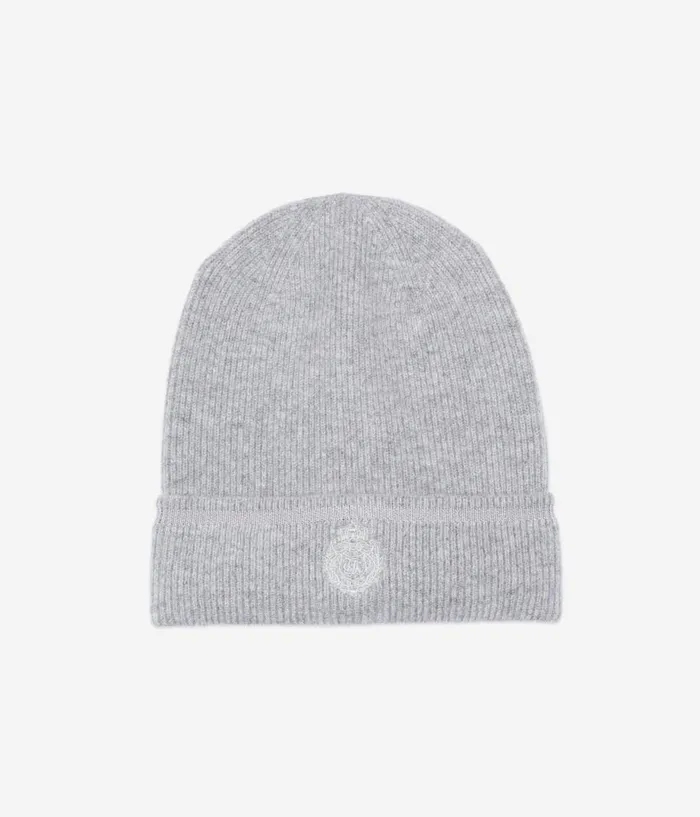 WomenMen Hats and Scarves THE KOOPLES Grey Cashmere Beanie