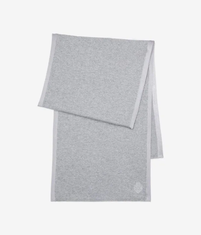 WomenMen Hats and Scarves THE KOOPLES Grey Cashmere Scarf