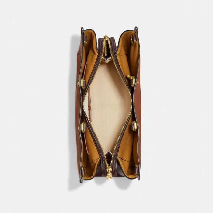 WomenMen Rogue 39 In Colorblock Brass1941 Saddle Multi Coach Satchels and Top Handles