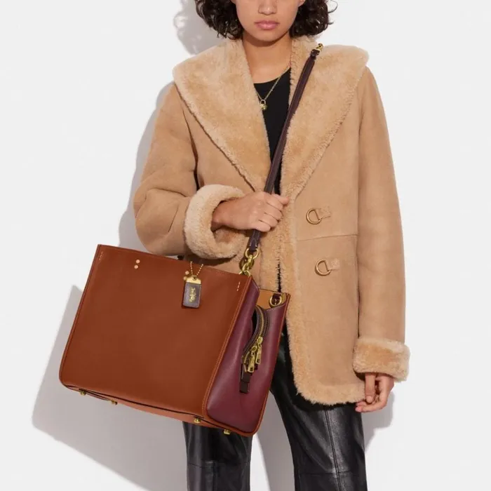 WomenMen Rogue 39 In Colorblock Brass1941 Saddle Multi Coach Satchels and Top Handles