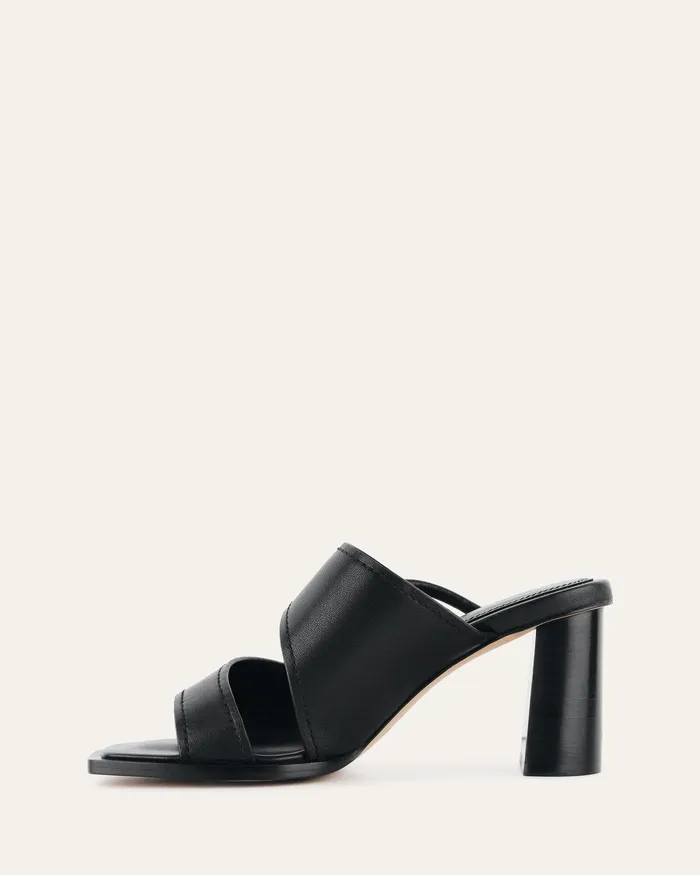 Women MID SANDALS jomercer Cammy mid heel sandals black leather Women MID SANDALS jomercer Cammy mid heel sandals black leather
