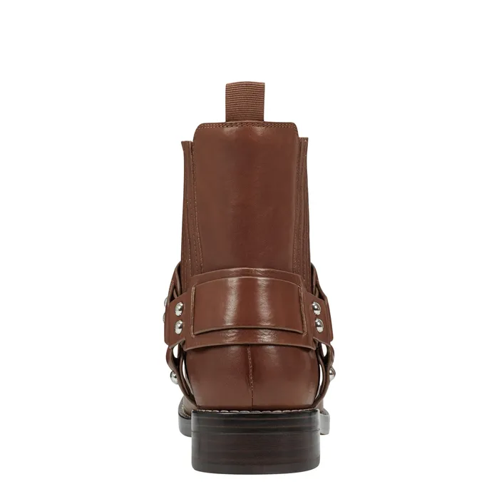 Women Mizzie Harness Bootie Brown Booties Marc Fisher