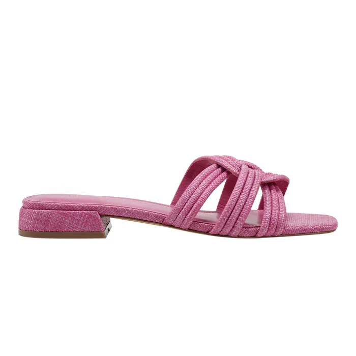 Women Mules and Slides Marc Fisher Casara Slide Sandal Pink
