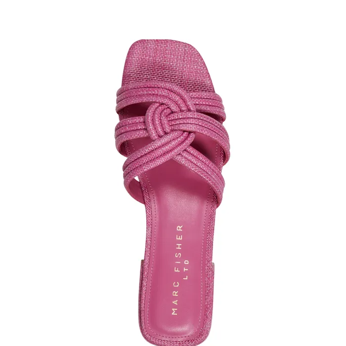 Women Mules and Slides Marc Fisher Casara Slide Sandal Pink