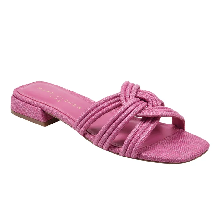 Women Mules and Slides Marc Fisher Casara Slide Sandal Pink