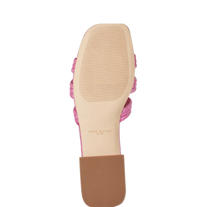 Women Mules and Slides Marc Fisher Casara Slide Sandal Pink