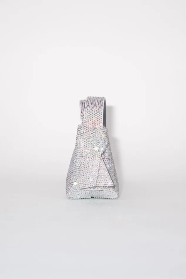 Women Musubi Micro Shoulder Bag Grey Acne Studios Bags