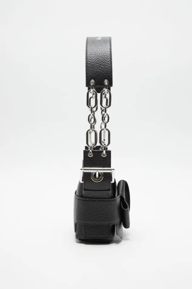 Women Musubi Shoulder Bag Black Acne Studios Bags