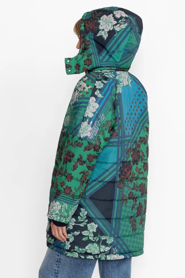 Women Outerwear Johnny Was BRITT PUFFER JACKET Jadeey Print Women Outerwear Johnny Was BRITT PUFFER JACKET Jadeey Print