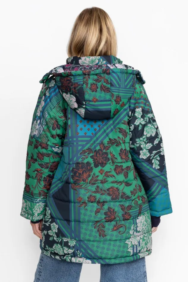 Women Outerwear Johnny Was BRITT PUFFER JACKET Jadeey Print Women Outerwear Johnny Was BRITT PUFFER JACKET Jadeey Print