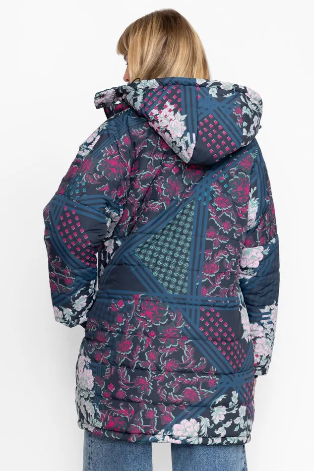 Women Outerwear Johnny Was BRITT PUFFER JACKET Jadeey Print Women Outerwear Johnny Was BRITT PUFFER JACKET Jadeey Print