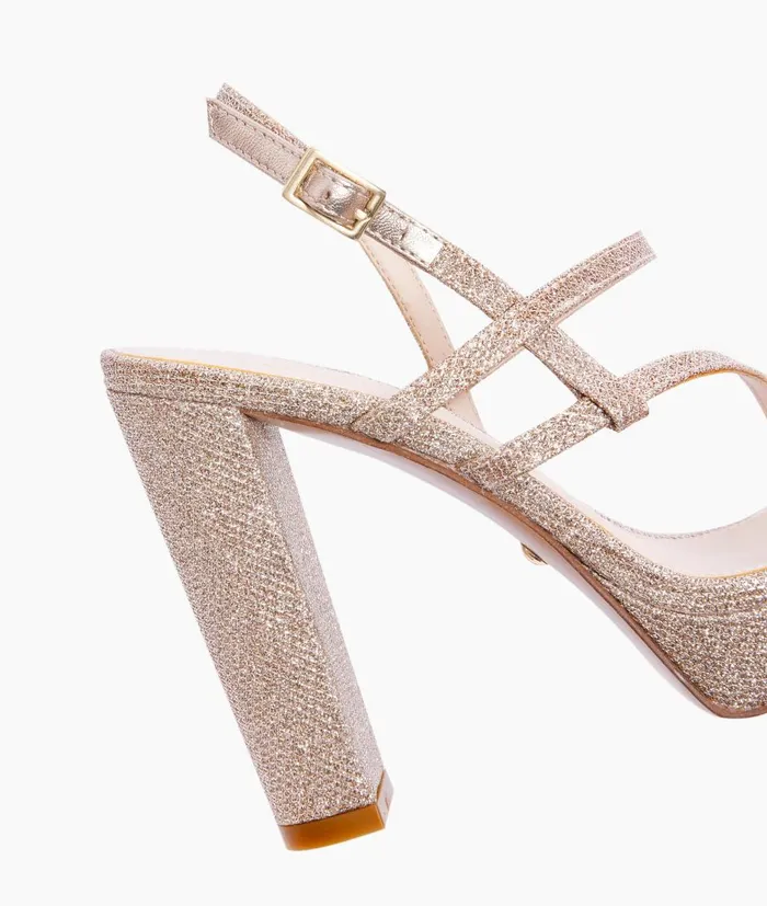 Women Patsi 2 Platform 8211 Gold Pelle Moda Platforms