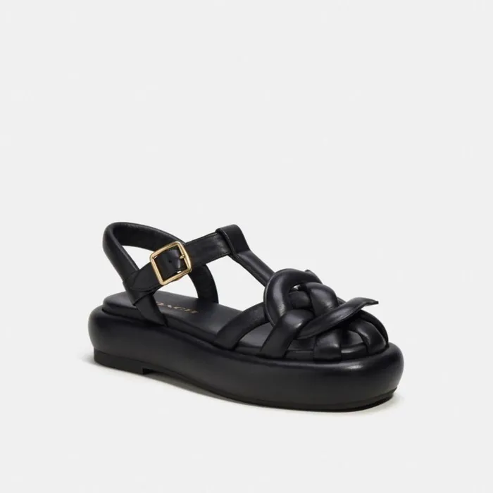 Women Penney Sandal Black Coach Sandals