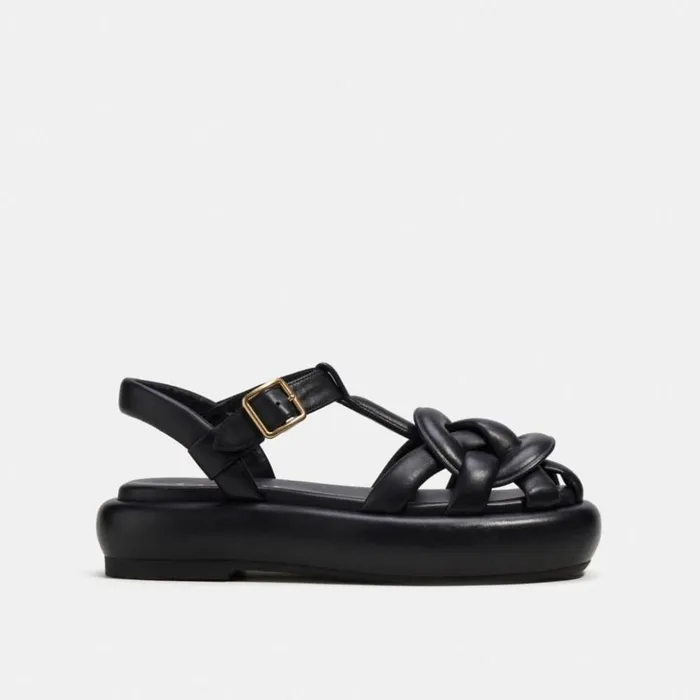 Women Penney Sandal Black Coach Sandals