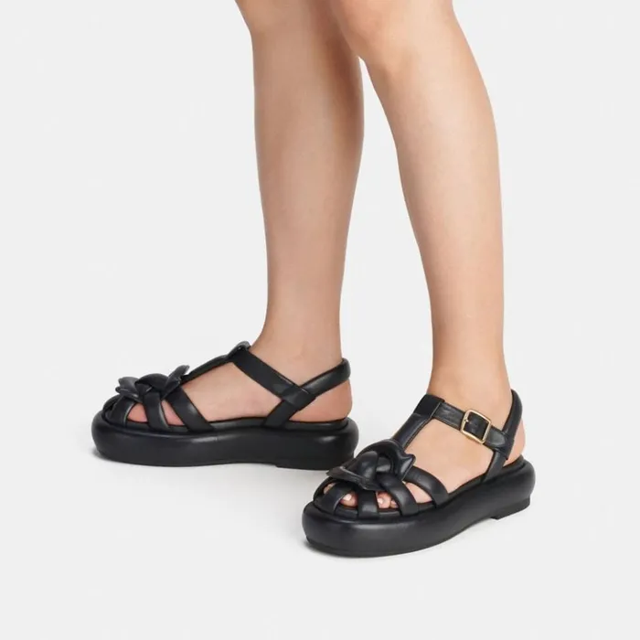 Women Penney Sandal Black Coach Sandals