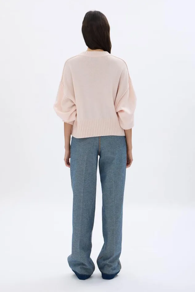 Women Pleated Jeans Raw Blue Sonia Rykiel Trousers And Denim