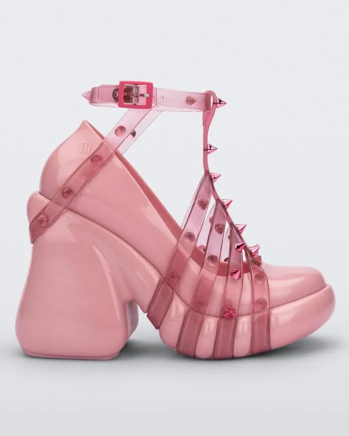Women Punk Love Heel Pinktransparent Pink Melissa Platforms