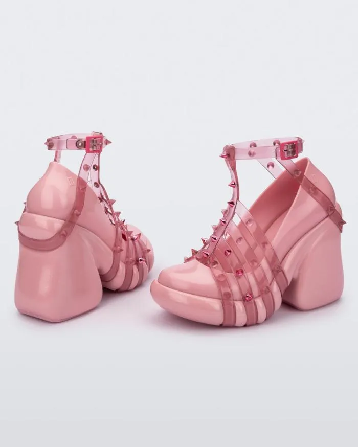 Women Punk Love Heel Pinktransparent Pink Melissa Platforms