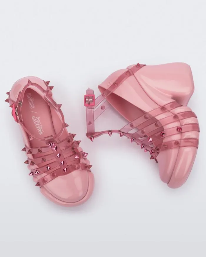 Women Punk Love Heel Pinktransparent Pink Melissa Platforms