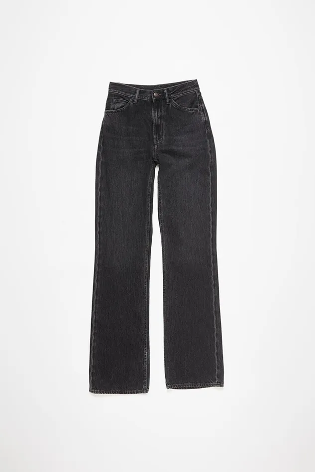 Women Regular Fit Jeans 8211 1977 Black Acne Studios Jeans