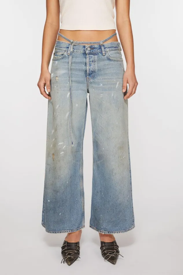 Women Regular Fit Jeans 8211 2004 Light Blue Acne Studios Jeans