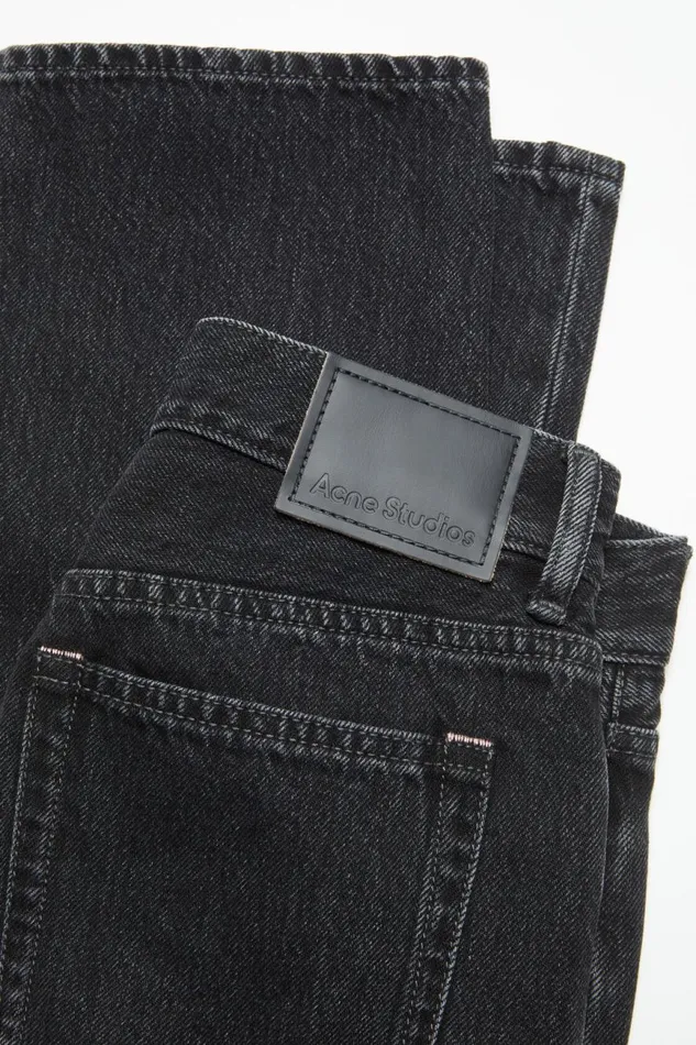 Women Relaxed Fit Jeans 8211 2022F Black Acne Studios Jeans