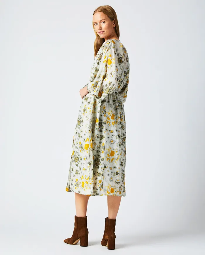 Women Robe Wrap Dress Ivorygold Billy Reid Dresses