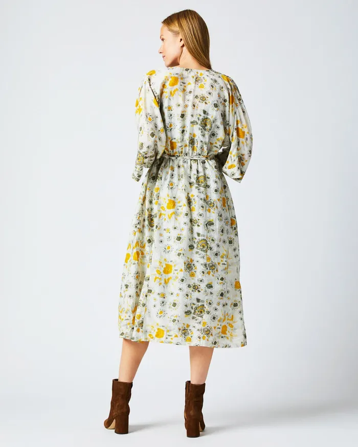 Women Robe Wrap Dress Ivorygold Billy Reid Dresses