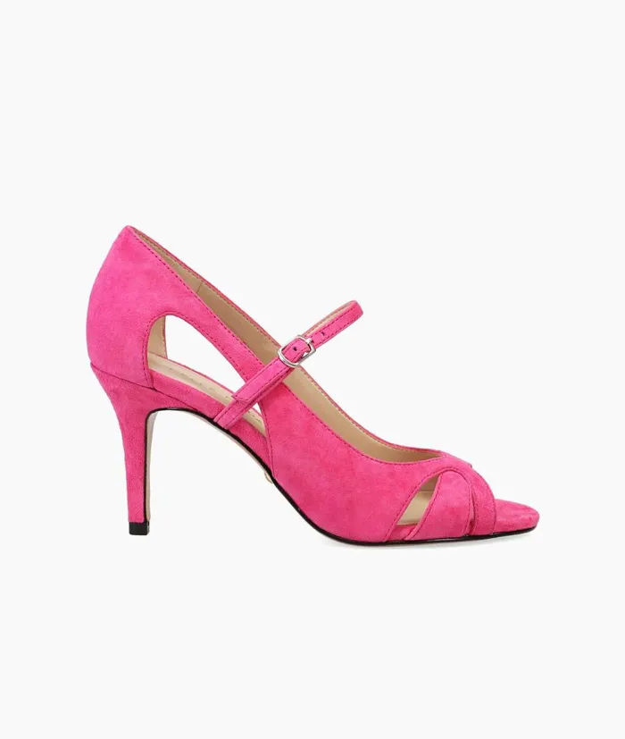 Women Rosita Mid Heel 8211 Pink Pelle Moda High Heels