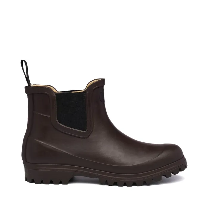 Women Rubber Boots Woman 798 RUBBER BOOTS MID Mid Cut BROWN DARK Superga Gumboots