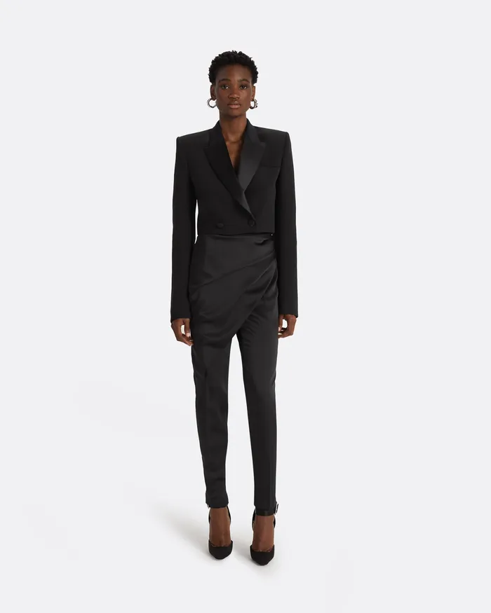 Women Safiyaa Sage Black Jacket Black Jackets and Coats