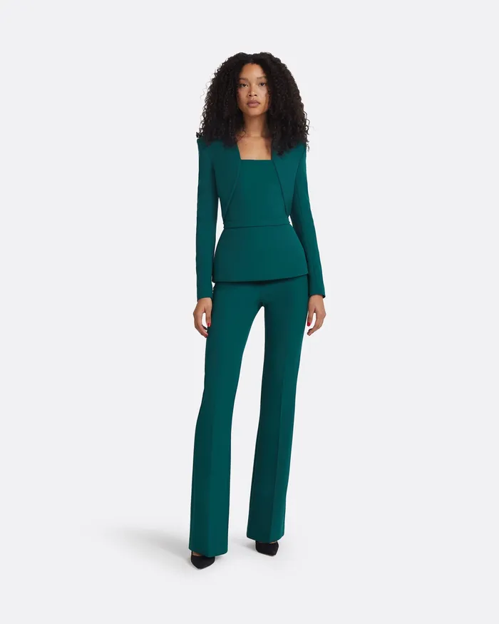 Women Safiyaa Samuela Alpine Green Top Alpine Green Tops