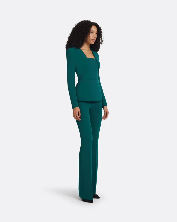 Women Safiyaa Samuela Alpine Green Top Alpine Green Tops