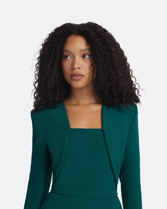 Women Safiyaa Samuela Alpine Green Top Alpine Green Tops