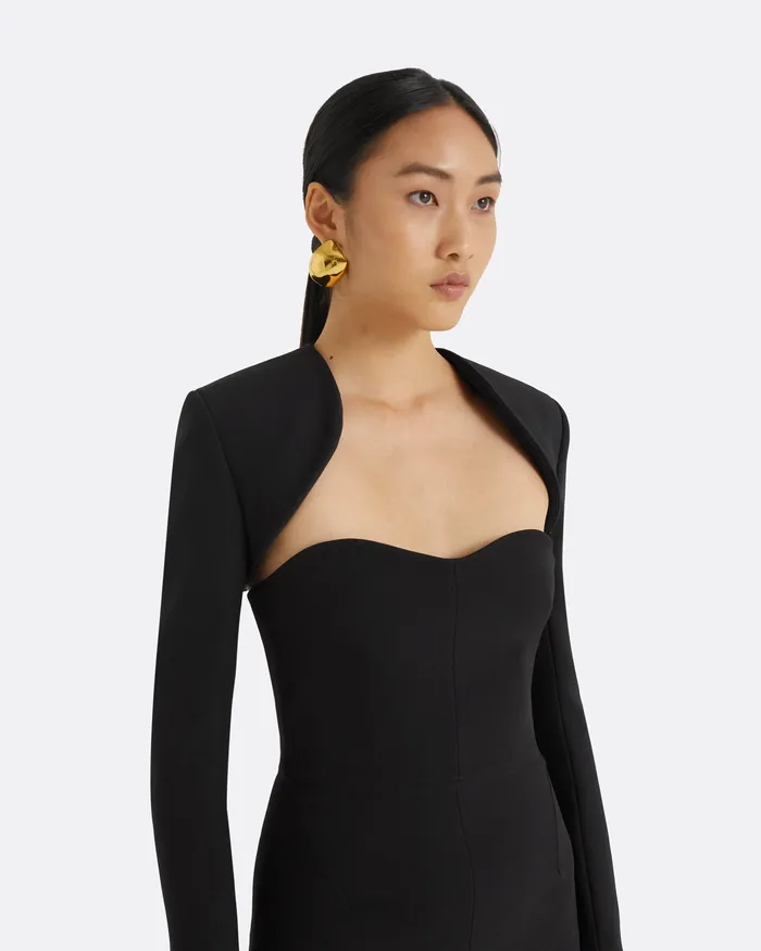 Women Safiyaa Trix Black Harness With Immie Jumpsuit Black Capes and Harnesses